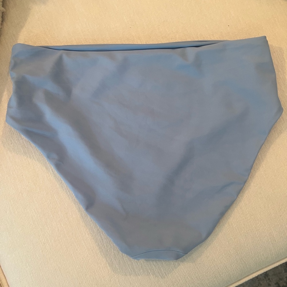 Quince Light Blue Sky High-Waisted Bikini Bottom - Picture 7 of 8